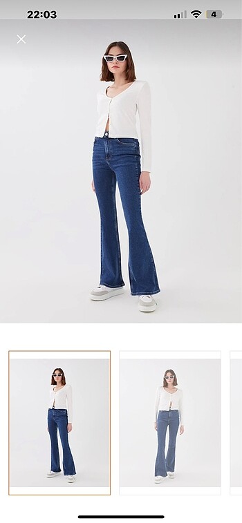 İspanyol paça jeans