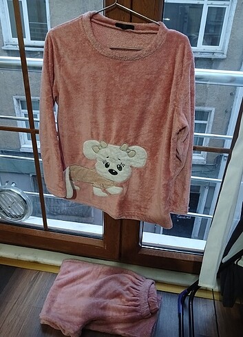Siyah İnci Pijama Takımı