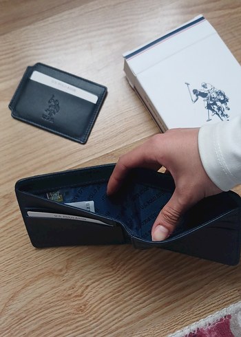 Siyah Baskılı Erkek Cüzdanı - U.S. Polo Assn. - Görsel 4