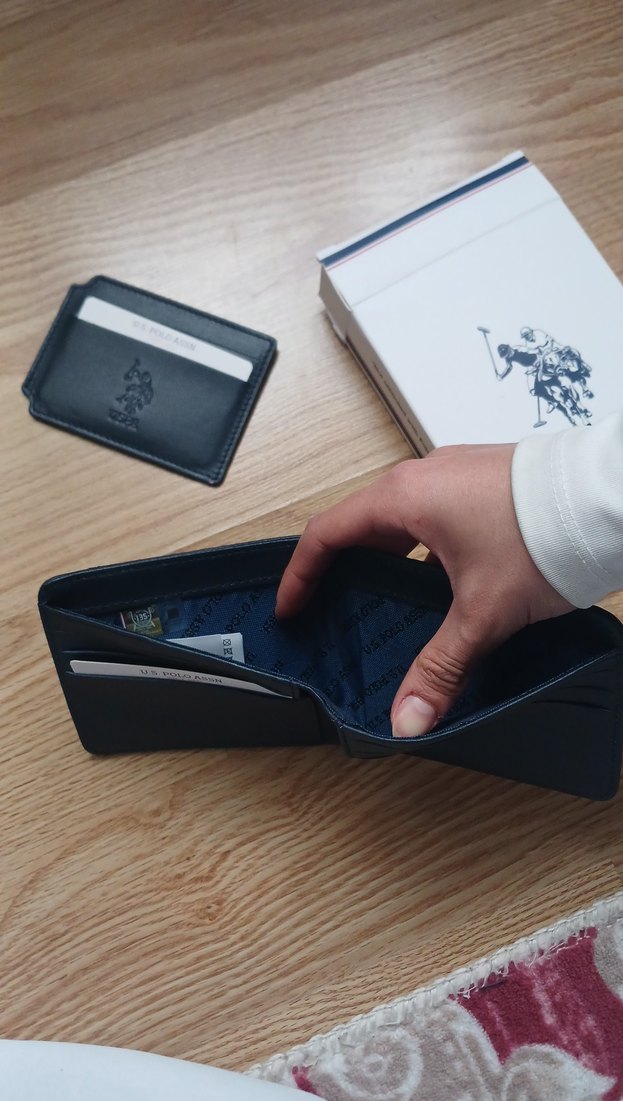 Siyah Baskılı Erkek Cüzdanı - U.S. Polo Assn. - Görsel 4