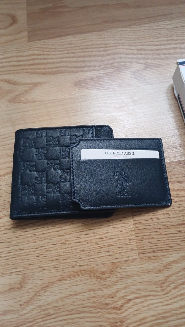 Siyah Baskılı Erkek Cüzdanı - U.S. Polo Assn. - Görsel 2