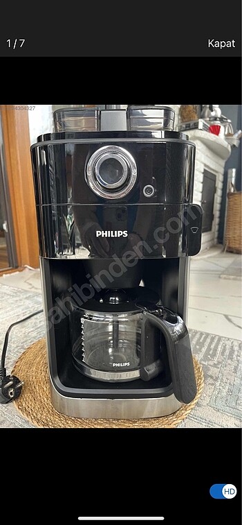 Philips HD-7769-00 filtre kahve makinası