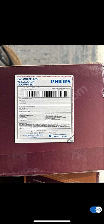 Beden Philips HD-7769-00 filtre kahve makinası