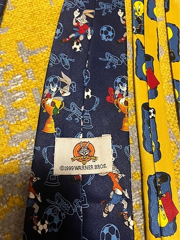 Looney Tunes Warner Bros - Looney Tunes özel seri vintage kravat