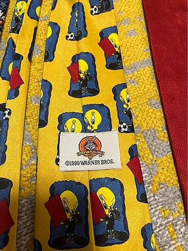  Beden Warner Bros - Looney Tunes özel seri vintage kravat