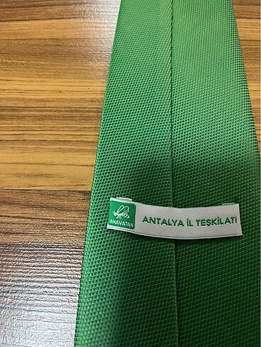 Beden yeşil Renk Vintage kravat ( anavatan partisi seçim kravatı )