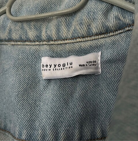 38 Beden Ceket denim
