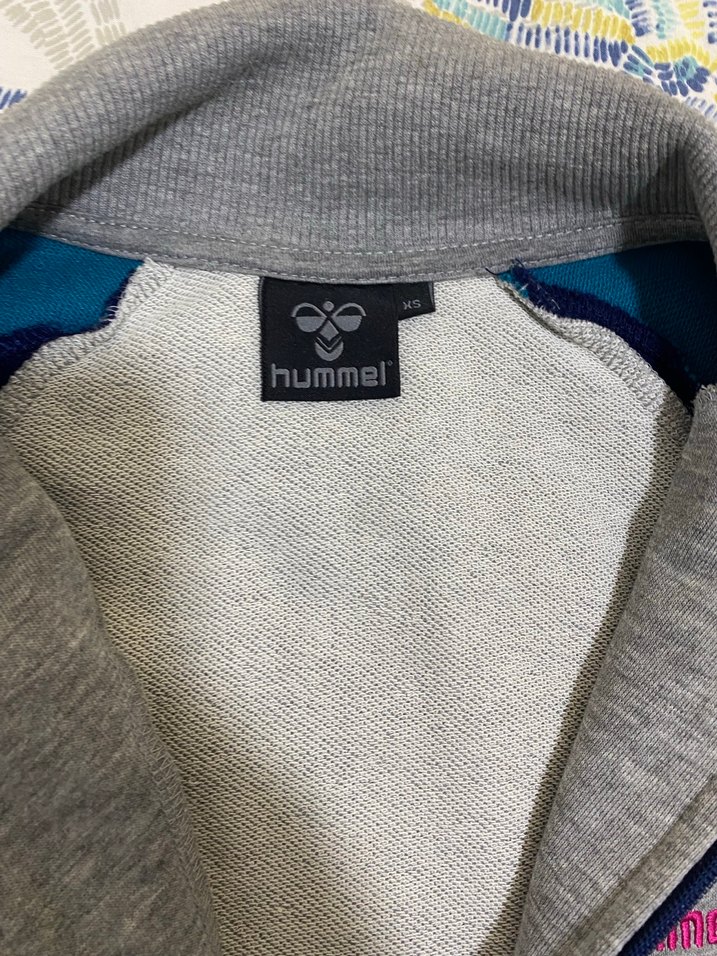 Gri Fermuarlı Hummel Spor Ceket - Görsel 2