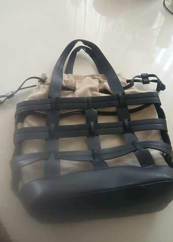 ipekyol Bej Kadın Tokalı Gotik Çanta