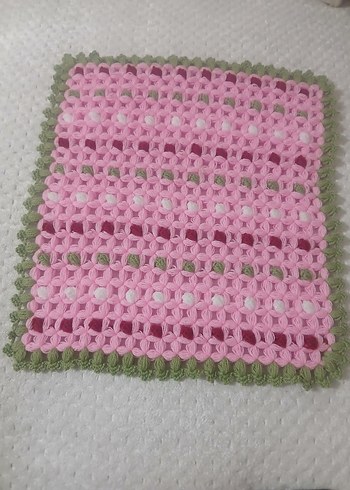 Pastel Renkli El Örgüsü Banyo Süngeri - Görsel 3