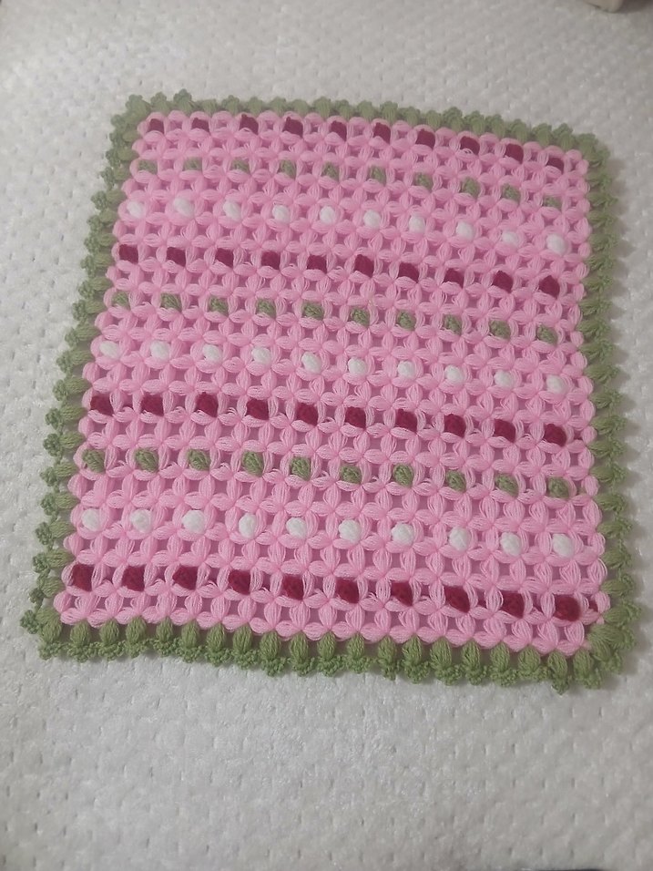 Pastel Renkli El Örgüsü Banyo Süngeri - Görsel 3