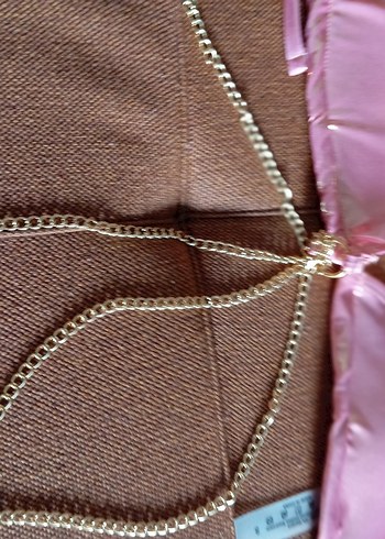 Zincir Detaylı Parlak Pembe Bikini - Görsel 10