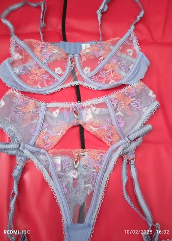 Pembe Mini Gotik Jartiyer - Görsel 7