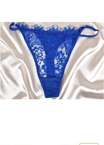 Lacivert Dantel Bohem Parisian Sütyen Takımı - Görsel 3