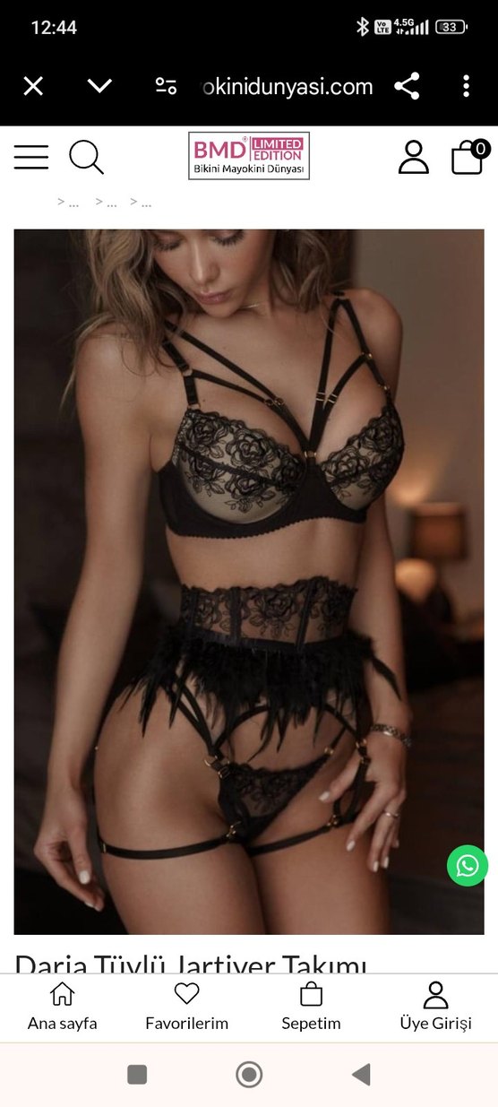 Dantel İşlemeli Siyah Gotik iç çamaşırı takımı - Görsel 3