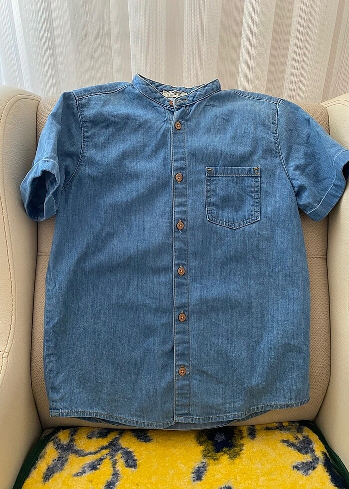 Erkek çocuk kot gömlek - Görsel 2