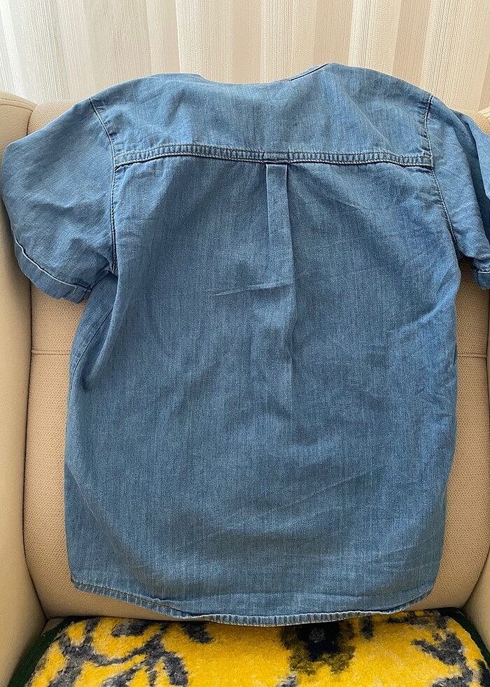 Erkek çocuk kot gömlek - Görsel 4