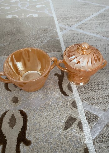 Antika sarı şekerlik - Görsel 2