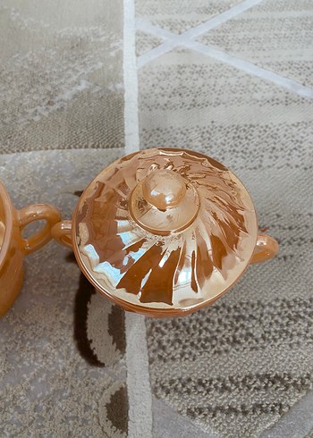 Antika sarı şekerlik - Görsel 4