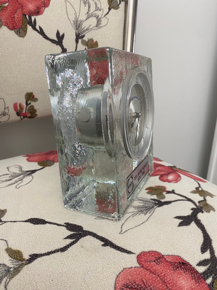 Schott Vintage Alman Buz Blok Dünya Saati - Görsel 3