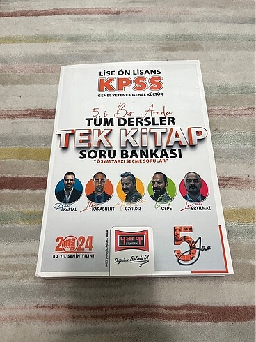 Önlisans KPSS Tüm Dersler Soru Bankası