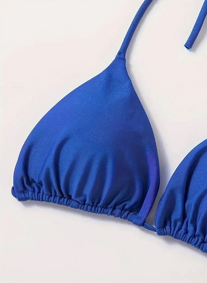 Mavi İpli Kadın Bikini Takımı - Görsel 4