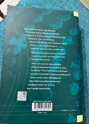  Yeni Türk Edebiyatı El Kitabı