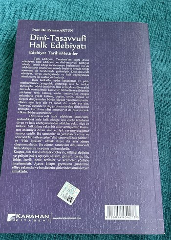  Dinî-Tasavvufî Halk Edebiyatı - Prof. Dr. Erman Artun