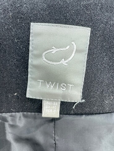 38 Beden siyah Renk Twist Kaban %70 İndirimli.