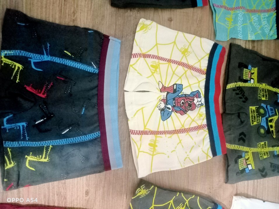 Renkli Baskılı Çocuk Boxer - Görsel 2