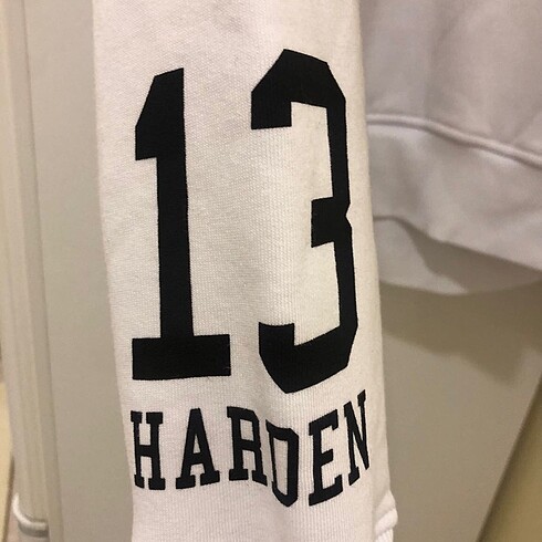 m Beden beyaz Renk Nets 13 Harden baskılı sweatshirt