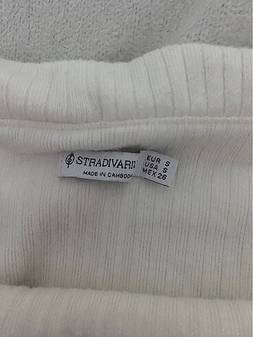 Stradivarius Kayık yaka bluz