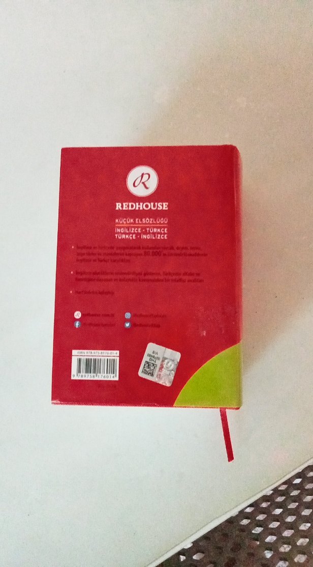 Redhouse İngilizce-Türkçe Küçük El Sözlüğü - Görsel 3