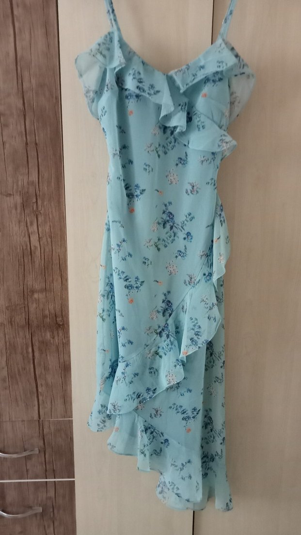 Trendyol & Milla Mavi Uzun Askılı Elbise - Görsel 2