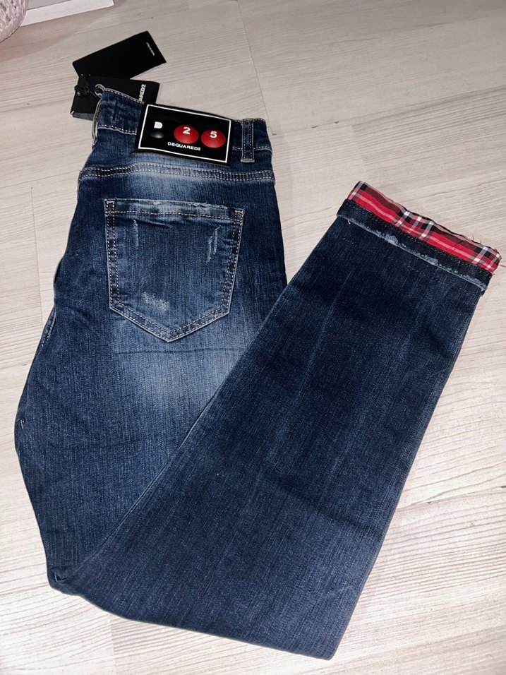 Koyu Mavi Yıkamalı Denim Jean — görsel 2/4