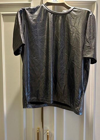 Gri Parlak Erkek Midi Pijama Takımı - Görsel 3