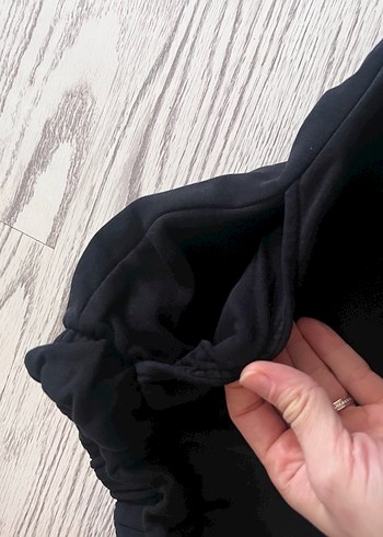 m Beden Siyah Kadın Rahat Kesim Eşofman Altı