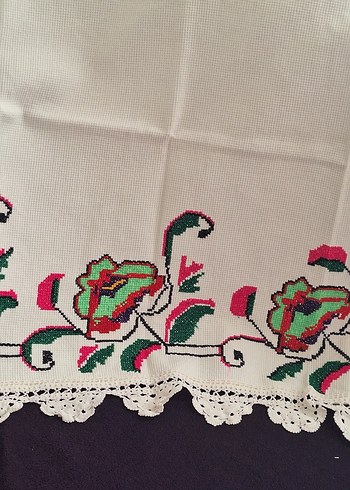 Etamine Kaneviçe İşli Örtü
