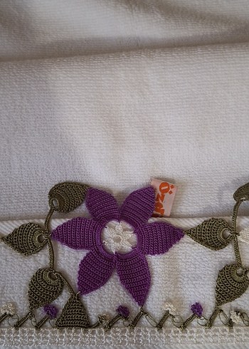 Bohem, filoş iple yapılmış çeyizlik havlular - Görsel 4