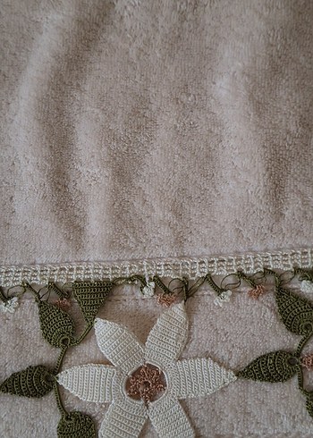 Bohem, filoş iple yapılmış çeyizlik havlular - Görsel 5