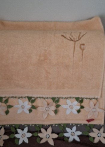 Bohem, filoş iple yapılmış çeyizlik havlular - Görsel 2