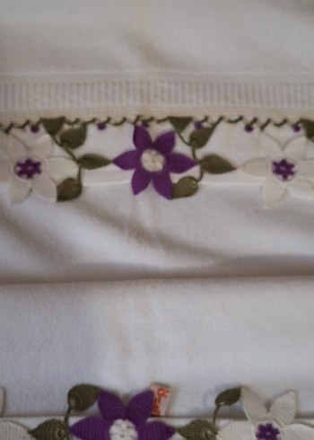 Bohem, filoş iple yapılmış çeyizlik havlular - Görsel 3