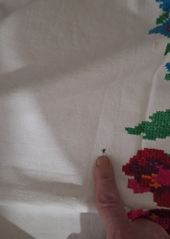 Nakışlı ve Dantelli Masa Örtüsü,runner, perde adayı - Görsel 5