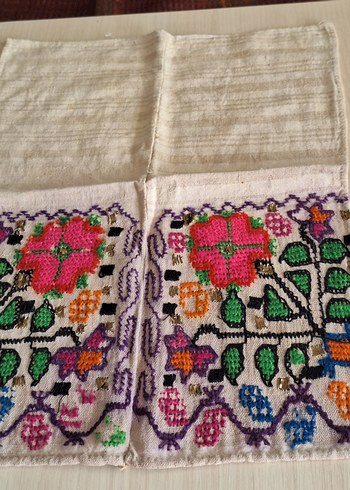 Hesap işi Antika panoluk örtü - Görsel 4