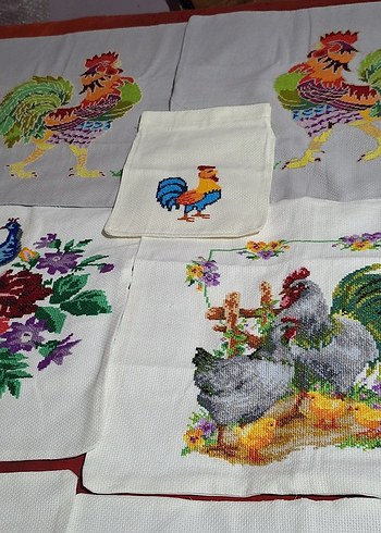 Elişi,işleme Kırlent veya panolar - Görsel 5