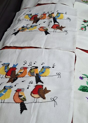 Elişi,işleme Kırlent veya panolar - Görsel 3