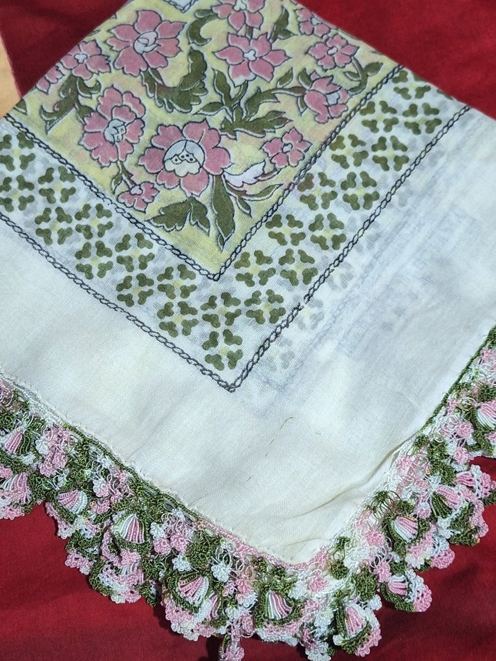 Boncuk veya tığişi oyalı yazmalar.. - Görsel 3