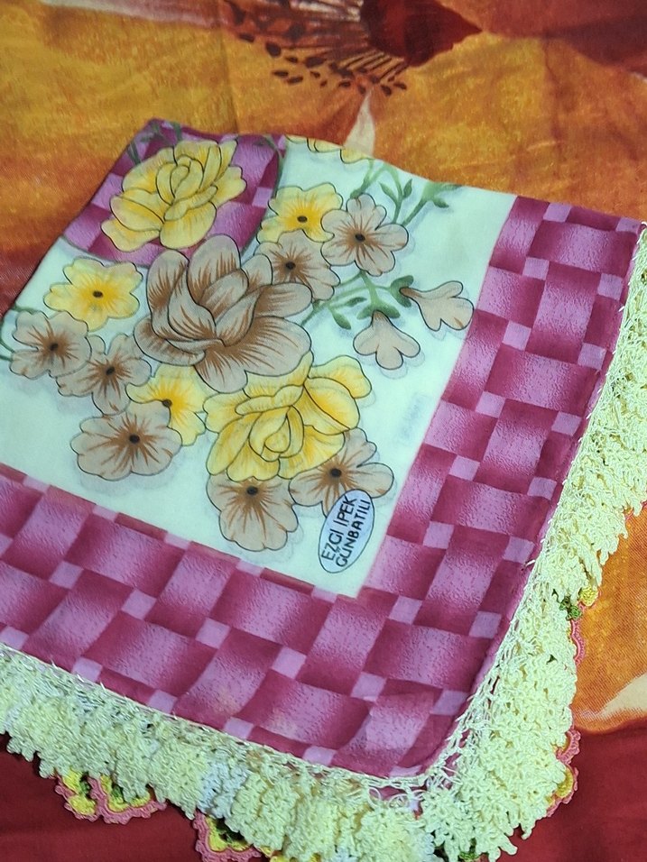 Boncuk veya tığişi oyalı yazmalar.. - Görsel 4