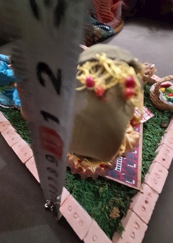 Yöresel Anadolu Ekmek Açan Kadınlar Figürü - Görsel 10