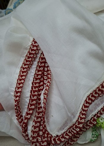 Boncuk oyalı tülbent yazmalar - Görsel 2